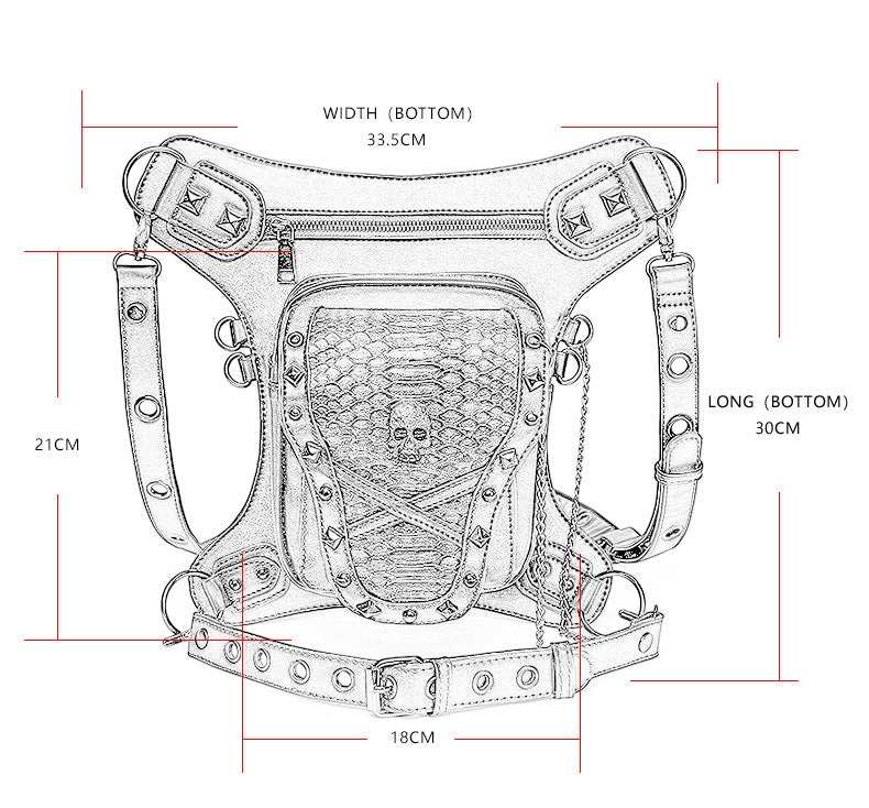 Skeleton Outdoor Riding Waist Pack