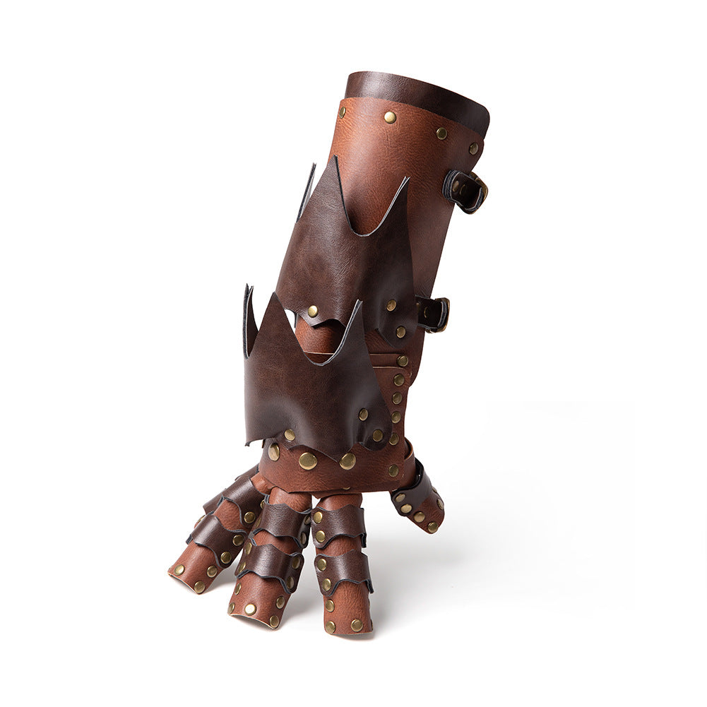 Steampunk Cosplay Colorblock Arm Sleeves