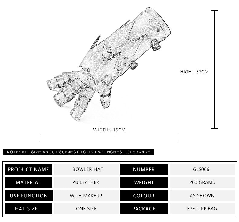 Steampunk Cosplay Colorblock Arm Sleeves