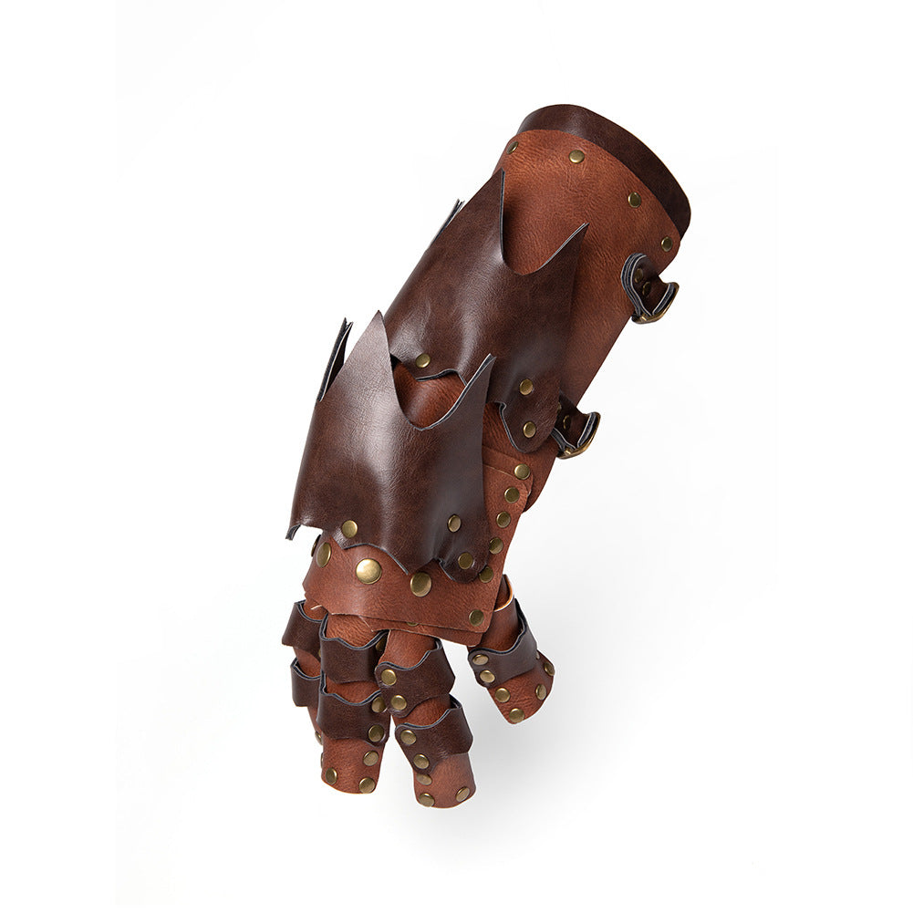 Steampunk Cosplay Colorblock Arm Sleeves