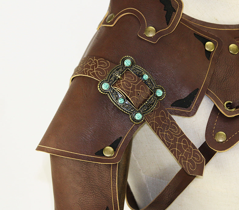 Steampunk armor shawl vest COSPLAY prom performance