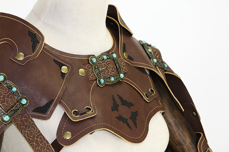 Steampunk armor shawl vest COSPLAY prom performance