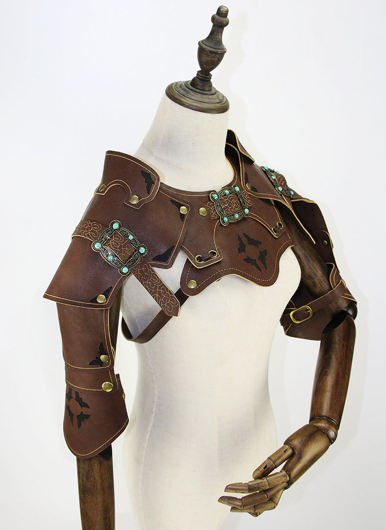 Steampunk armor shawl vest COSPLAY prom performance