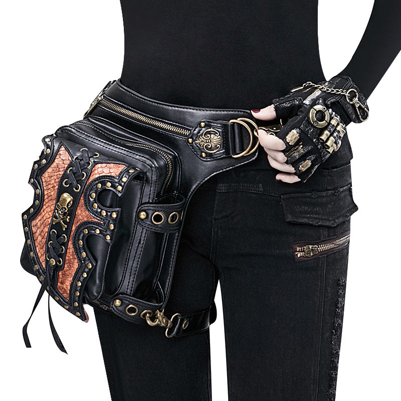 Steampunk Biker Bag Shoulder Crossbody Female