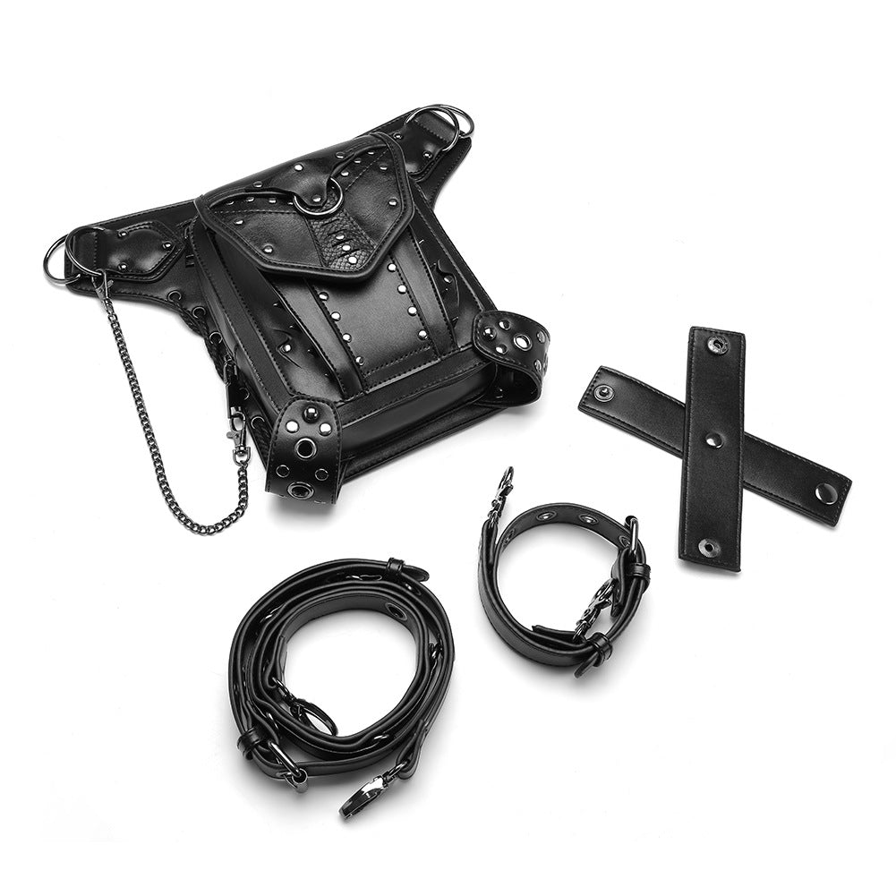 Steampunk Chain Bag Biker Waist Bag