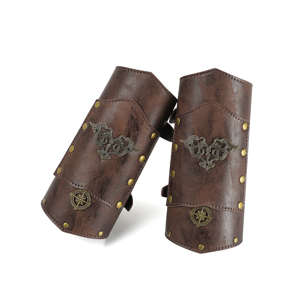 Medieval Vintage Steampunk Arm Band Wrist Guard