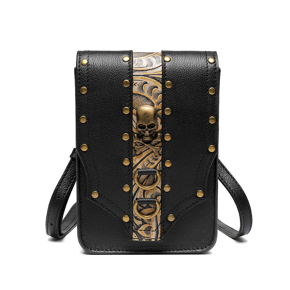 Small Square Bag Outdoor Cell Phone Vintage Waist Pack