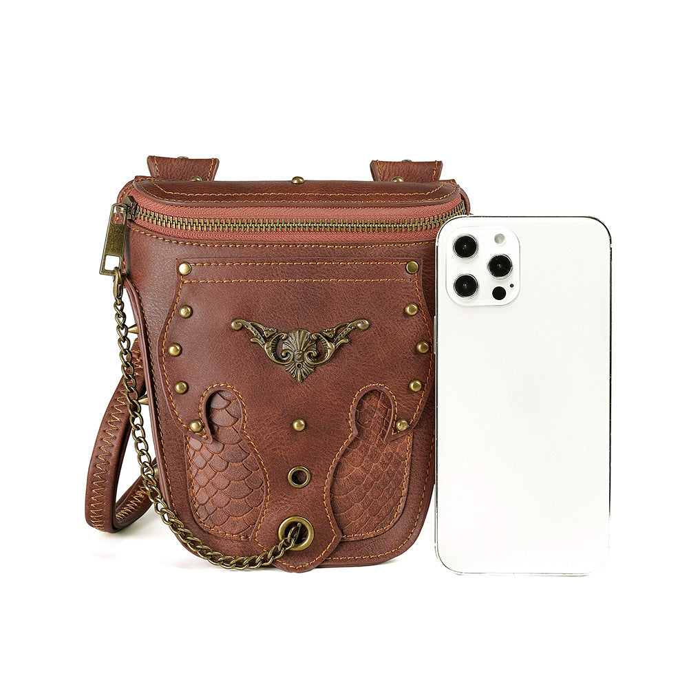 Retro Women's Shoulder Crossbody Bags Motorcycle