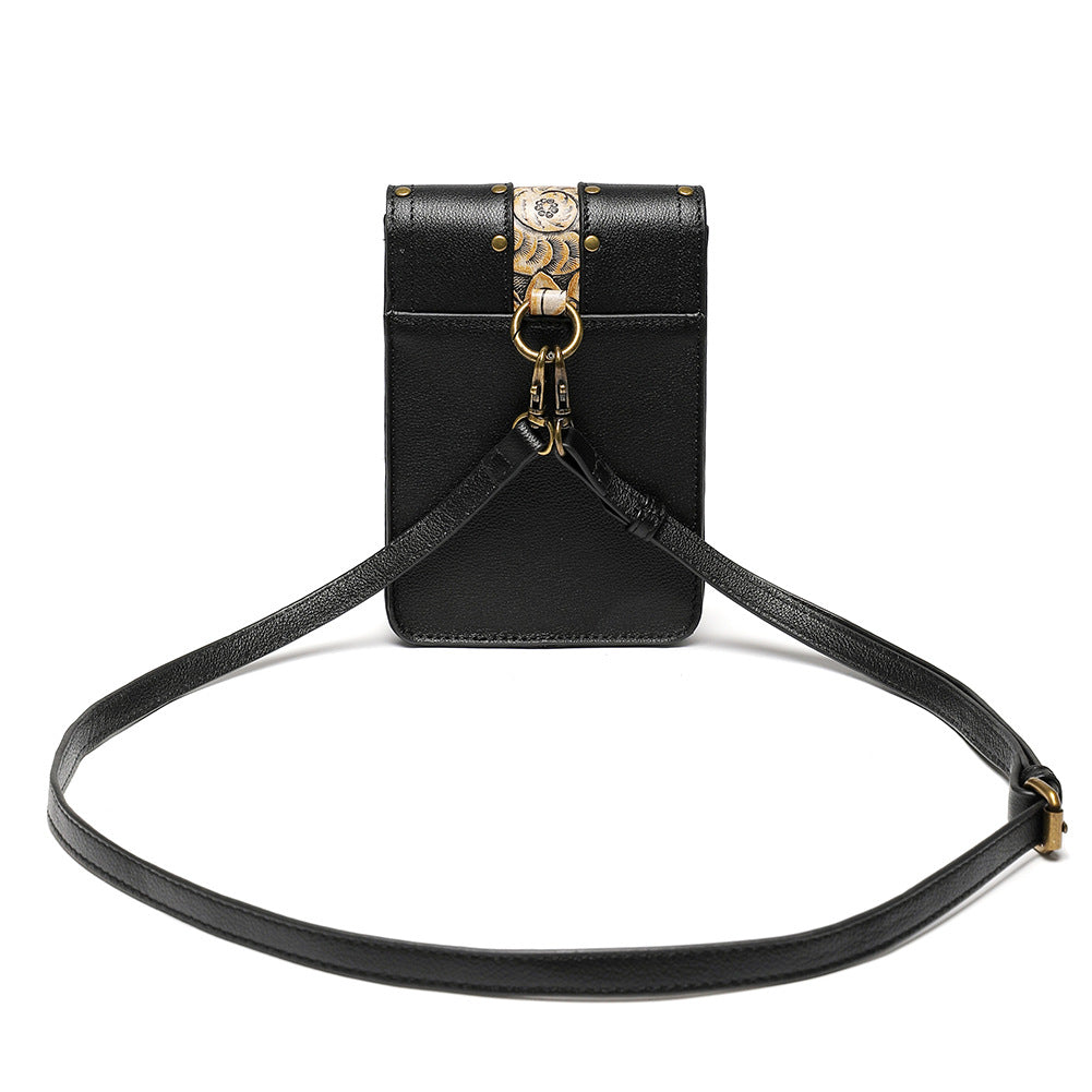 Small Square Bag Outdoor Cell Phone Vintage Waist Pack
