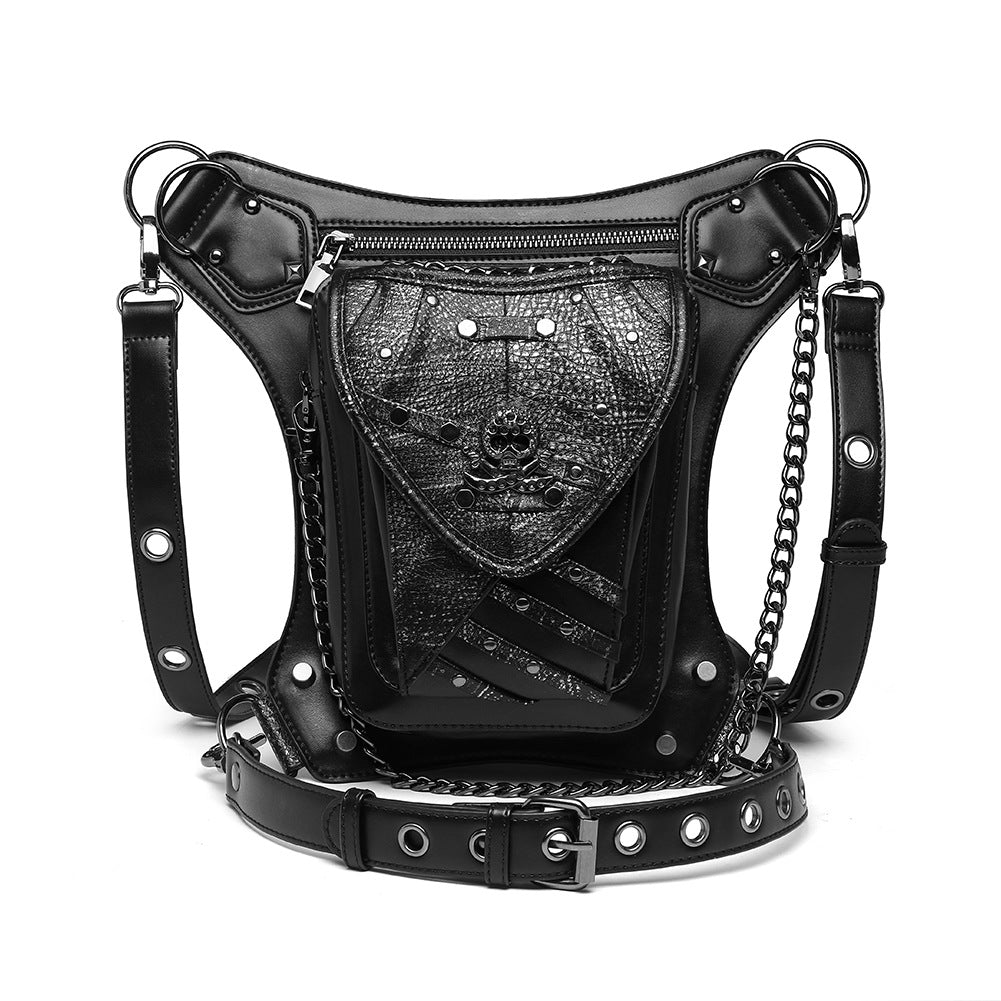 Steampunk Color Clash Skull Cell Phone Bag