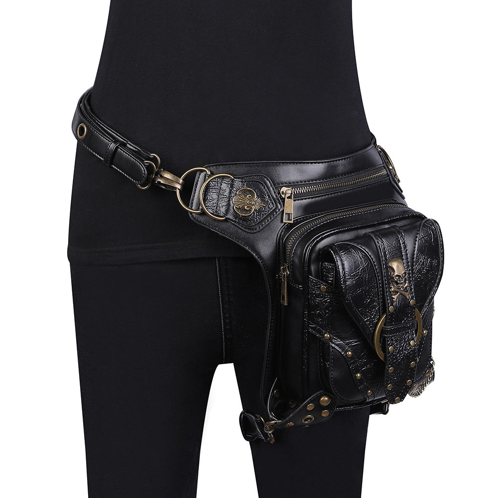 Punk Chain Outdoor Skull Biker Bag