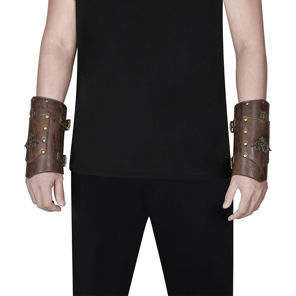 Medieval Vintage Steampunk Arm Band Wrist Guard