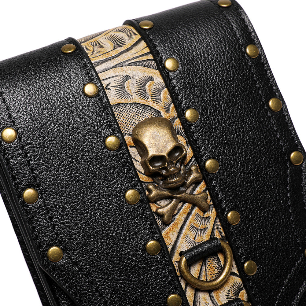 Small Square Bag Outdoor Cell Phone Vintage Waist Pack