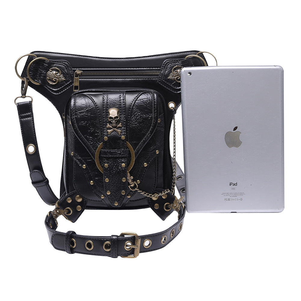 Punk Chain Outdoor Skull Biker Bag