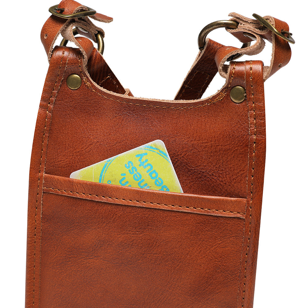 Retro cell phone bag women shoulder crossbody bag