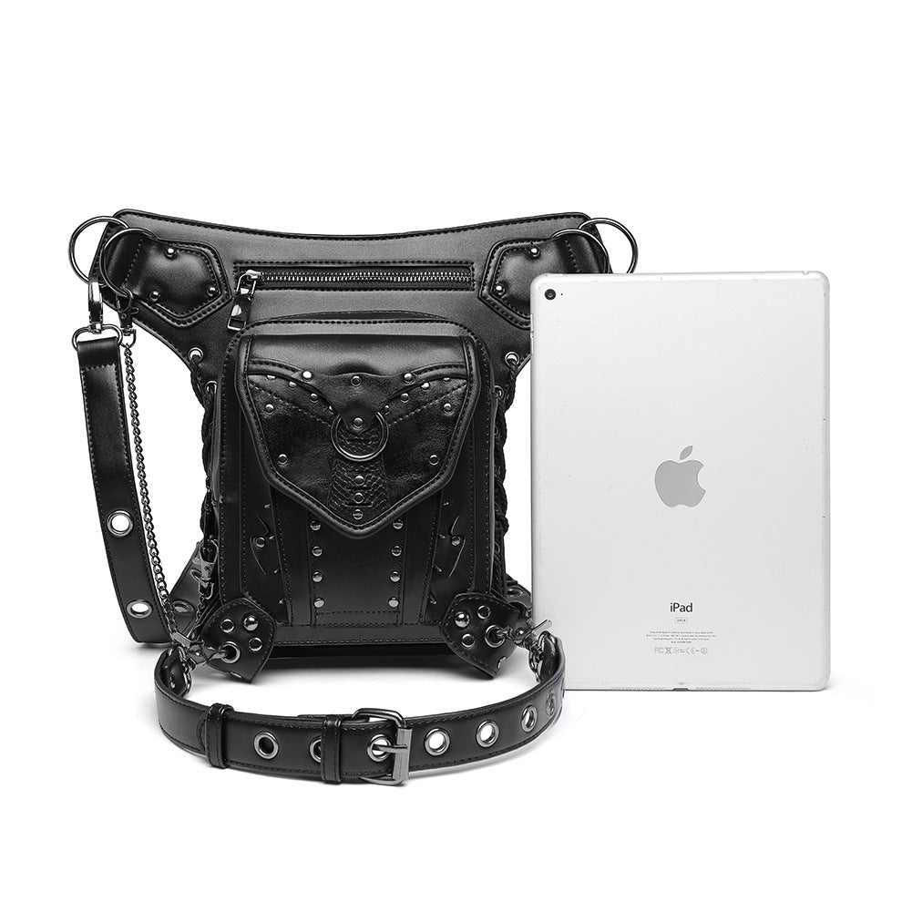Steampunk Chain Bag Biker Waist Bag