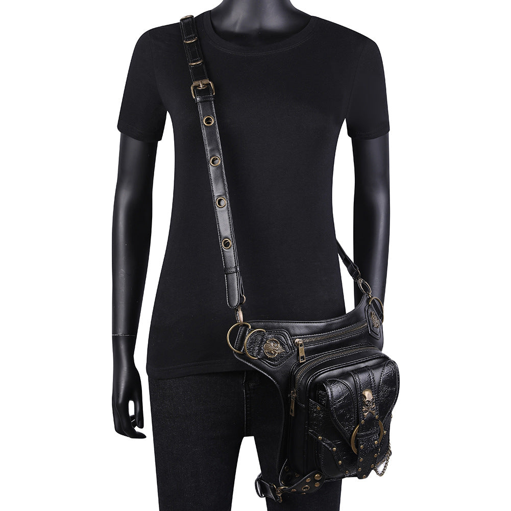 Punk Chain Outdoor Skull Biker Bag