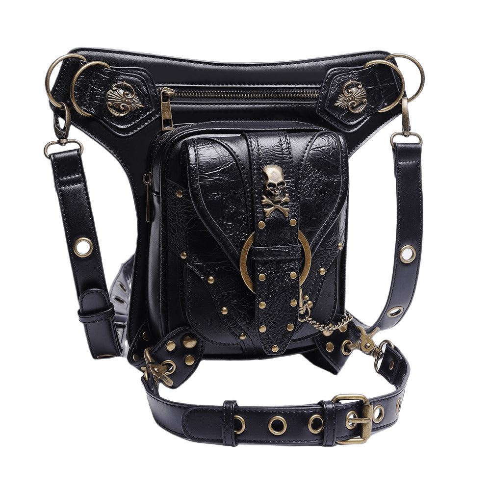 Punk Chain Outdoor Skull Biker Bag