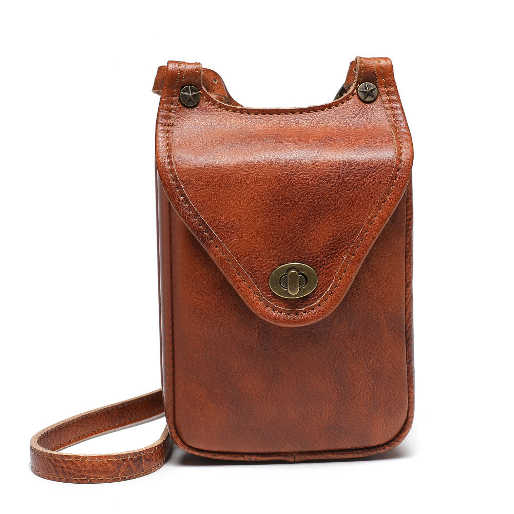 Retro cell phone bag women shoulder crossbody bag