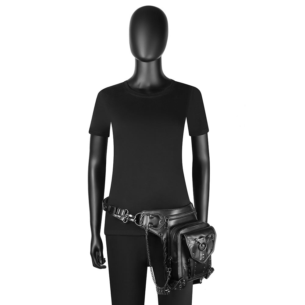 Steampunk Chain Bag Biker Waist Bag