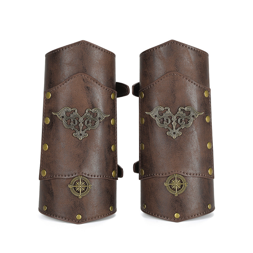 Medieval Vintage Steampunk Arm Band Wrist Guard