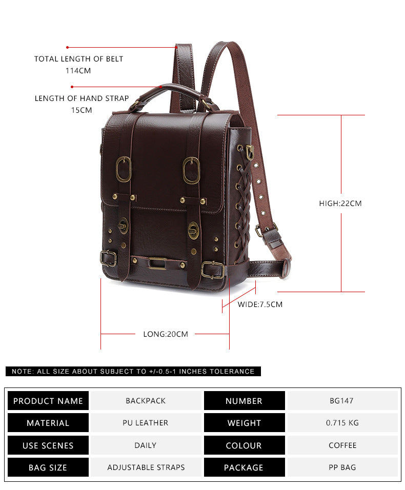 Retro Shoulder Bag Chain Shoulder Slanting Bag