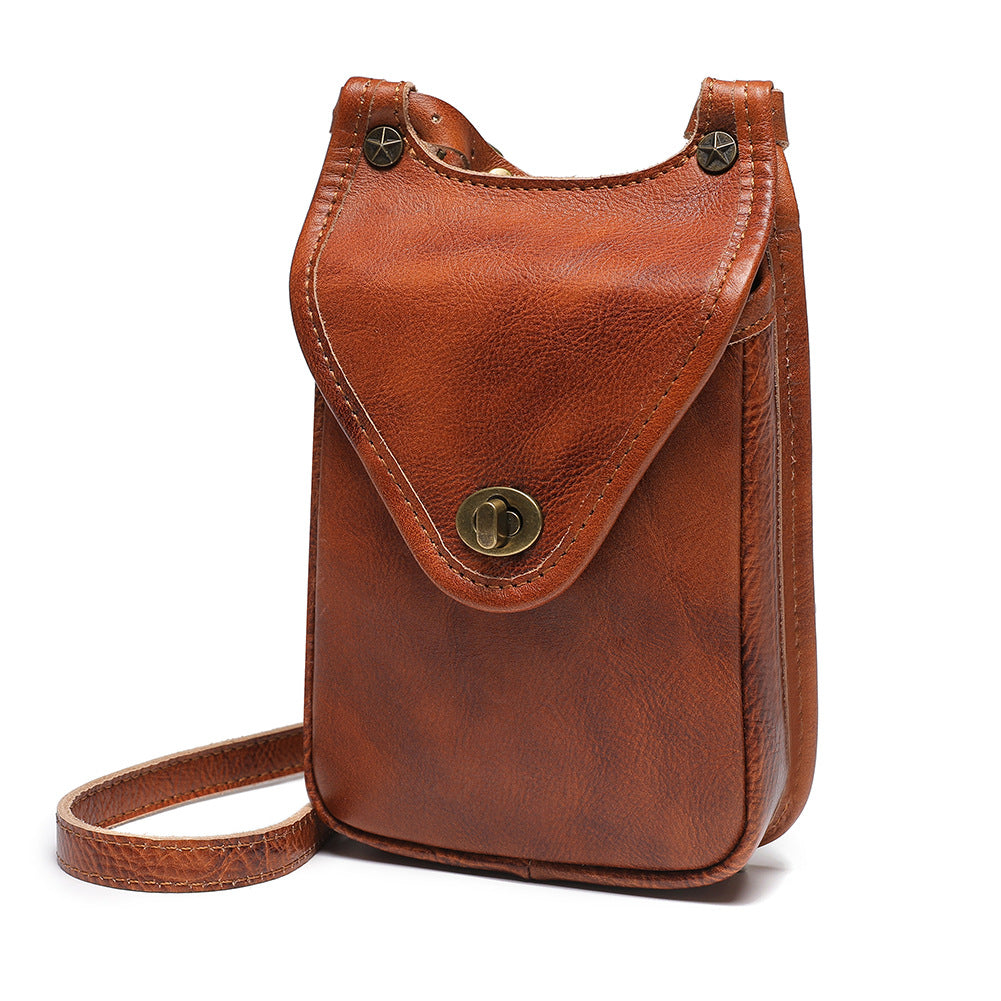 Retro cell phone bag women shoulder crossbody bag