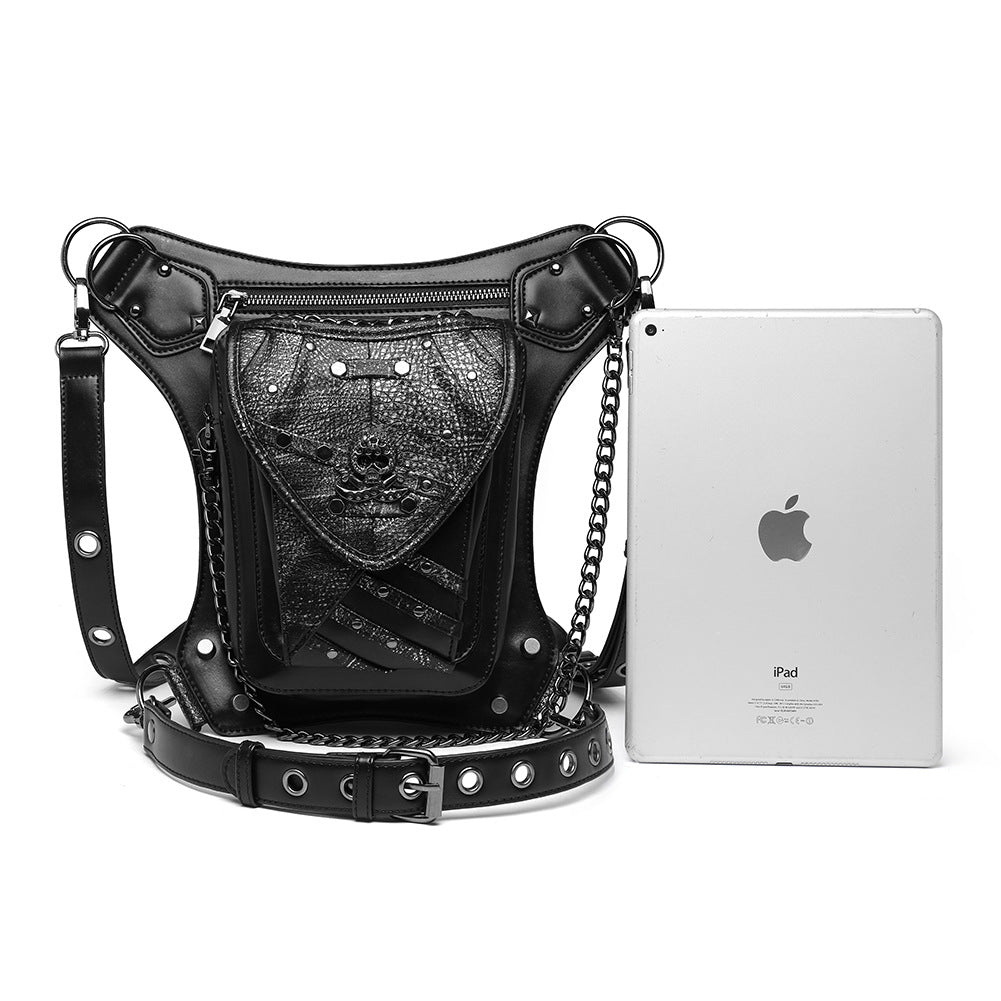 Steampunk Color Clash Skull Cell Phone Bag
