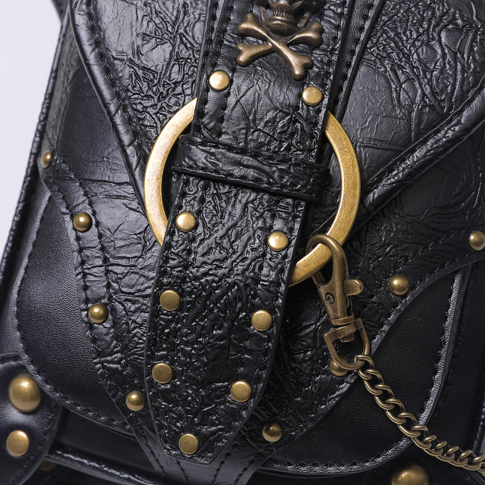 Punk Chain Outdoor Skull Biker Bag