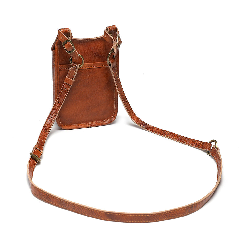 Retro cell phone bag women shoulder crossbody bag