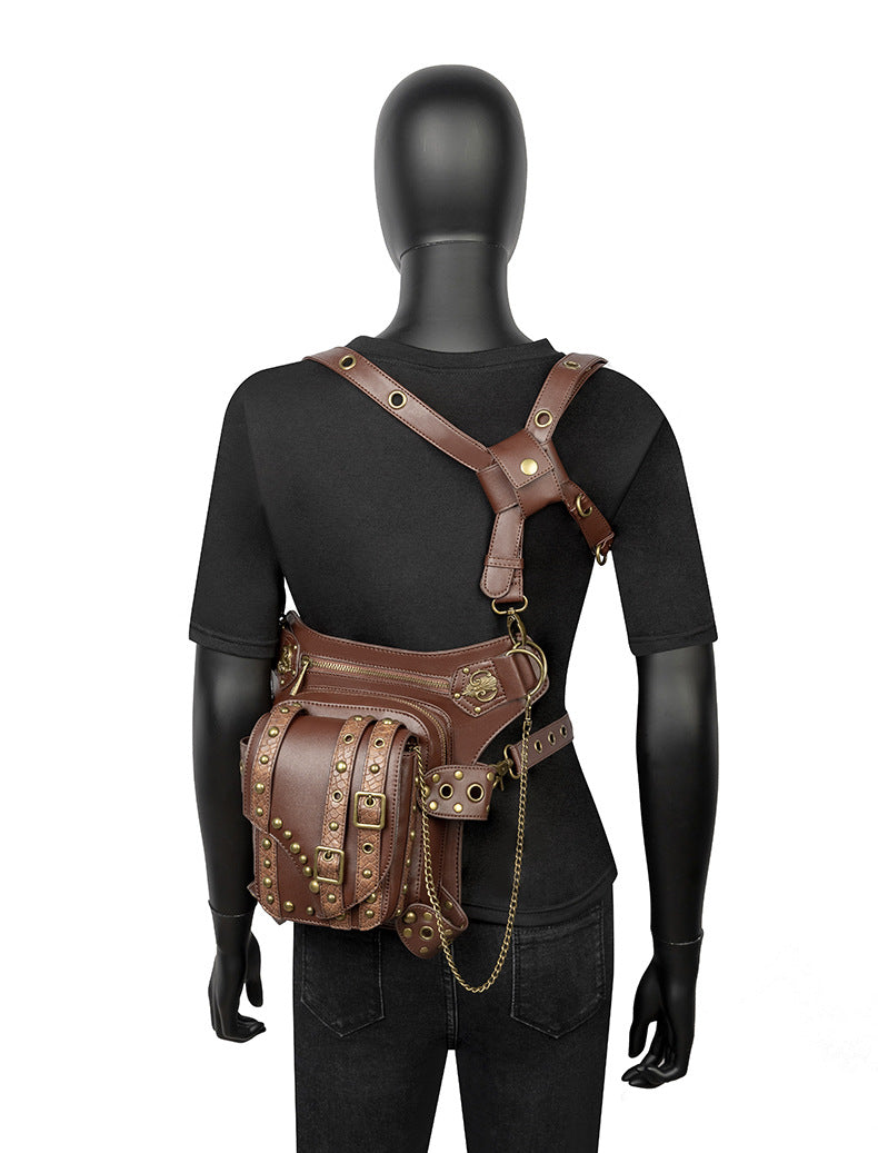 Punk Rock Biker Women's Single Shoulder Crossbody Bag