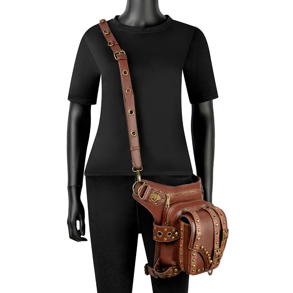 Punk Rock Biker Women's Single Shoulder Crossbody Bag