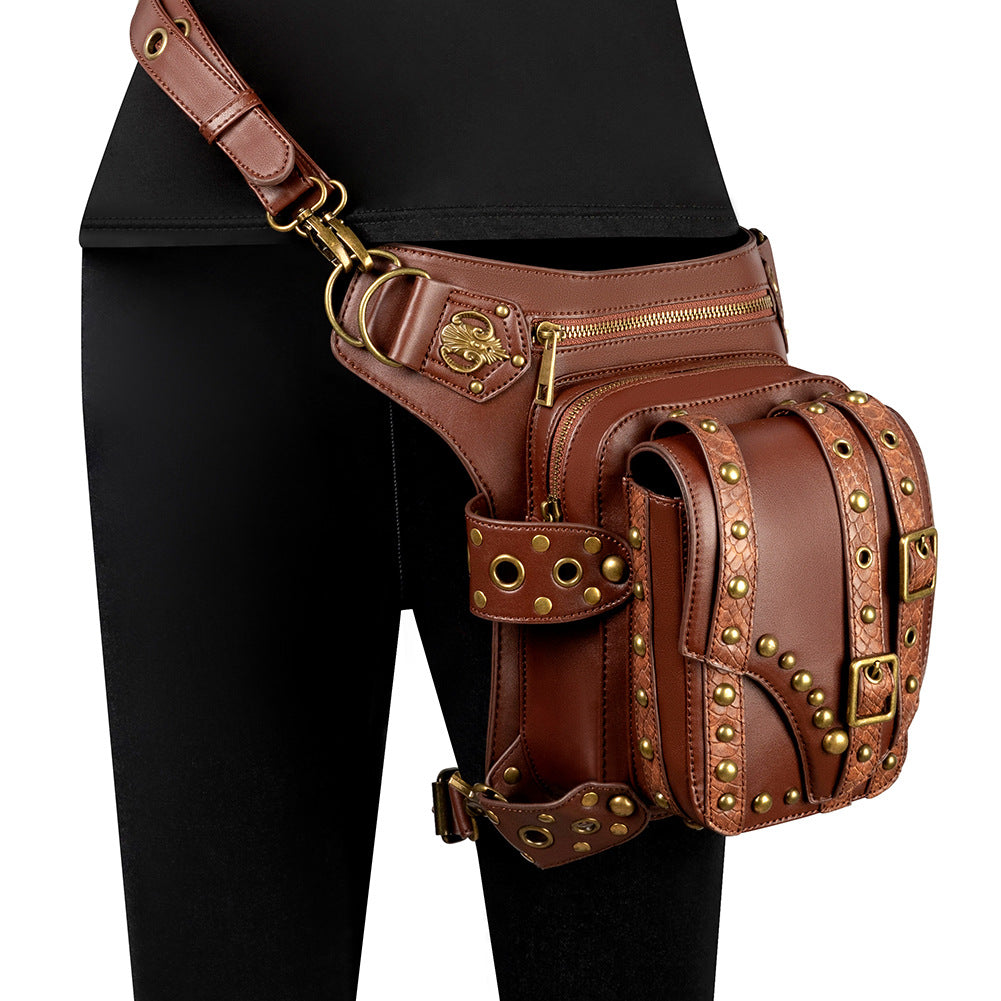 Punk Rock Biker Women's Single Shoulder Crossbody Bag