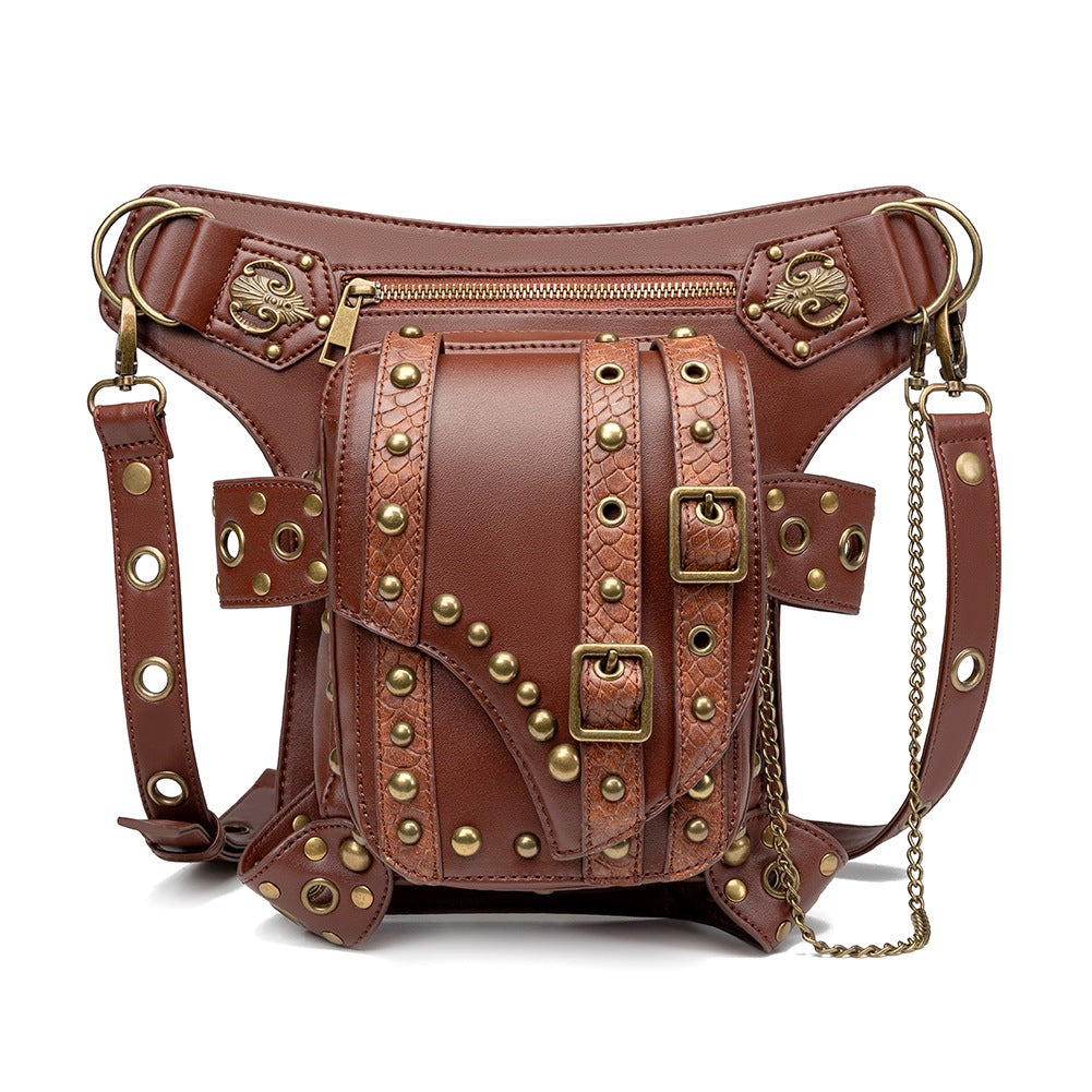 Punk Rock Biker Women's Single Shoulder Crossbody Bag