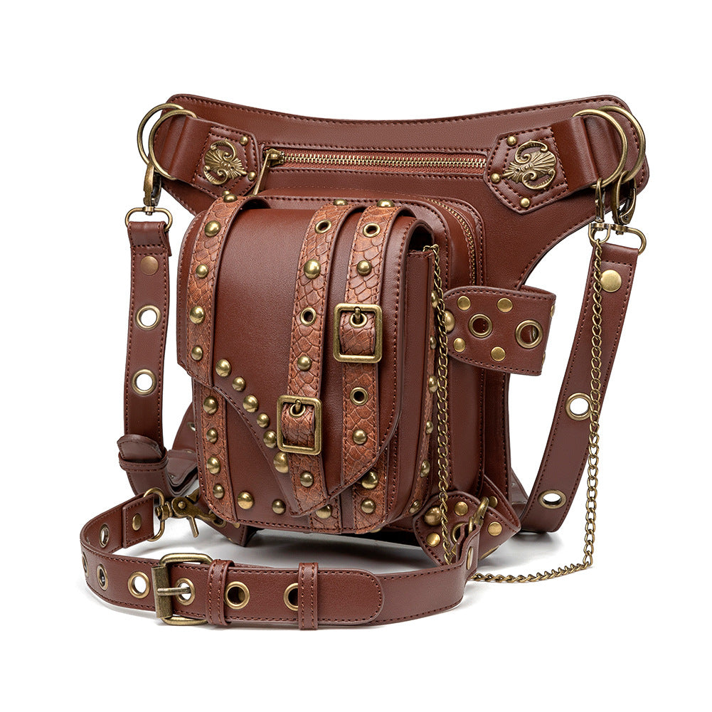 Punk Rock Biker Women's Single Shoulder Crossbody Bag