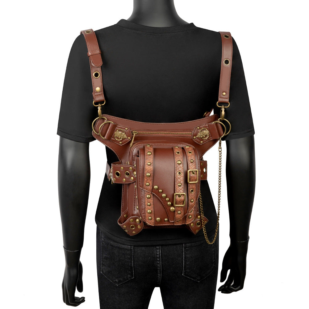 Punk Rock Biker Women's Single Shoulder Crossbody Bag