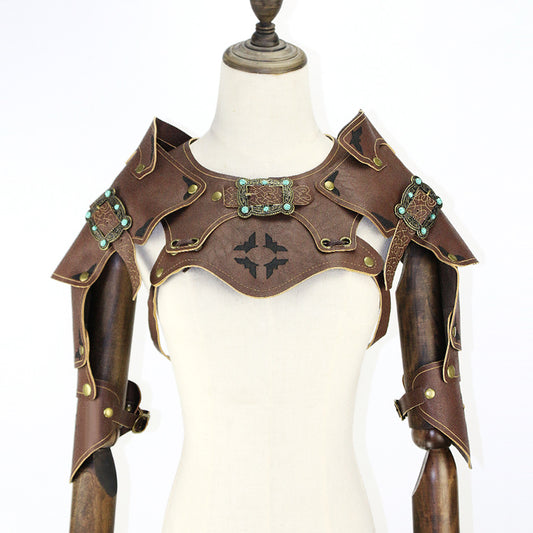 Steampunk armor shawl vest COSPLAY prom performance