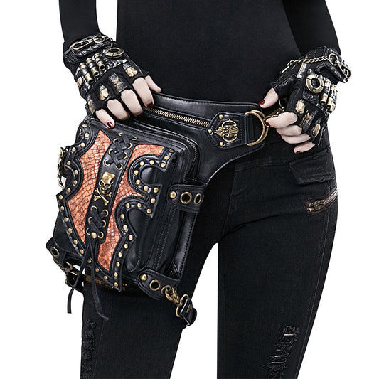 Steampunk Biker Bag Shoulder Crossbody Female