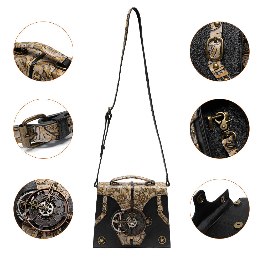 Embossed Handbag