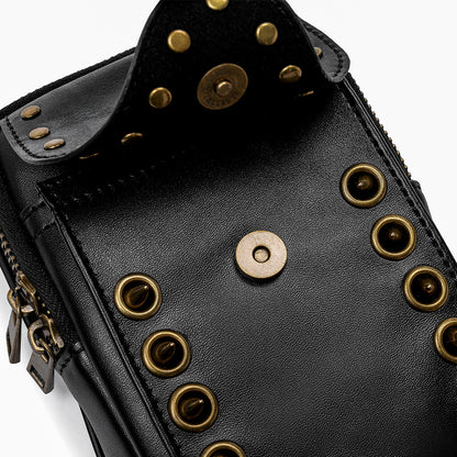 Skull Rivet Outdoor Cell Phone Bag