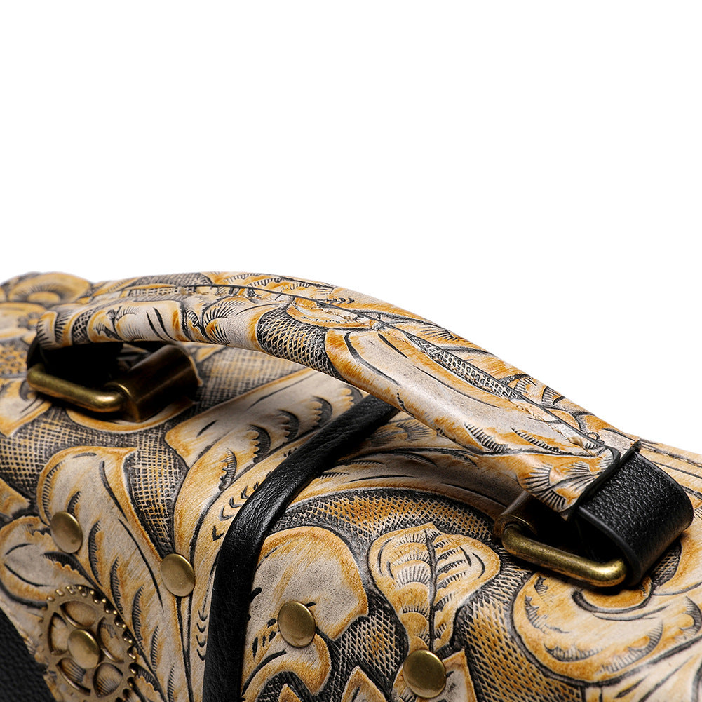 Embossed Handbag