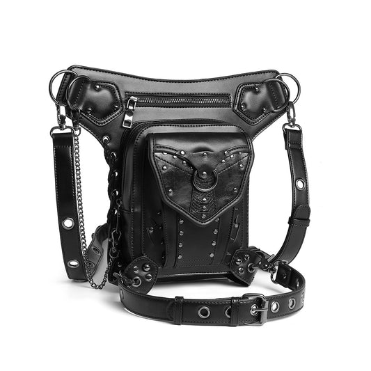 Steampunk Chain Bag Biker Waist Bag