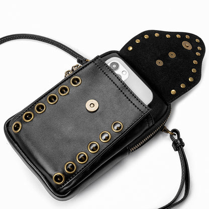 Skull Rivet Outdoor Cell Phone Bag