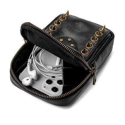 Skull Rivet Outdoor Cell Phone Bag